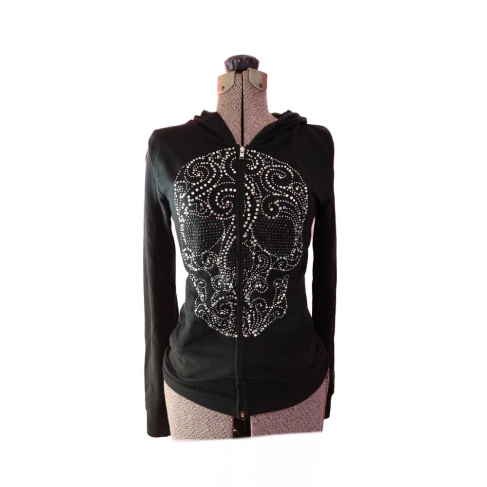 LA Bus Stop Skull Hoodie